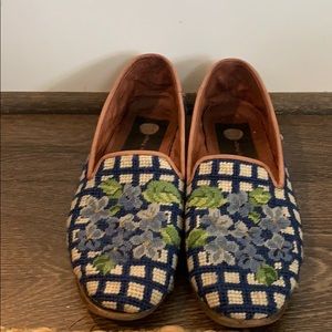 By Paige Needlepointed Smoking Slipper